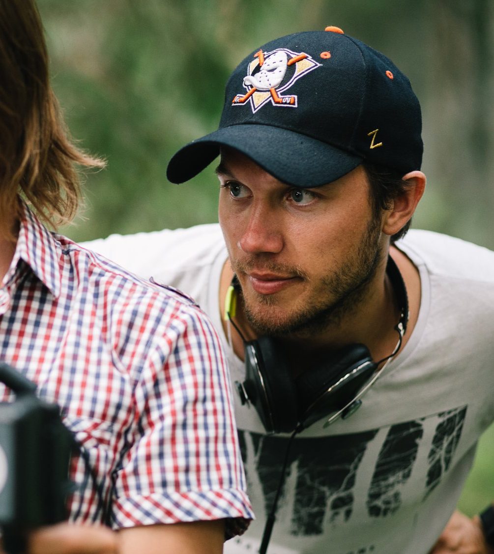 Johan Bodell on set